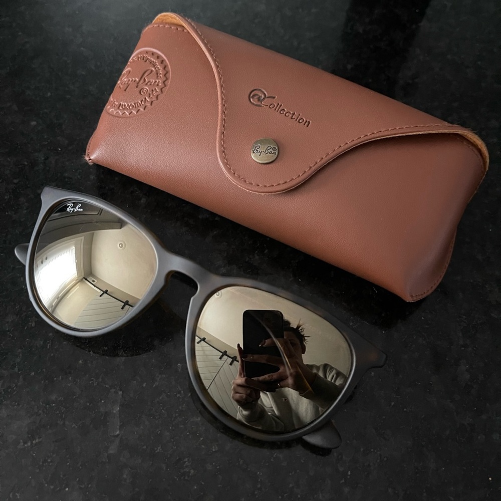 Rayban Erika Tortoise @Collection reflective lenses